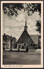 Wezep, Geref. Kerk met Pastorie., Verzamelen, Ansichtkaarten | Nederland, Ophalen of Verzenden, 1940 tot 1960, Ongelopen, Gelderland