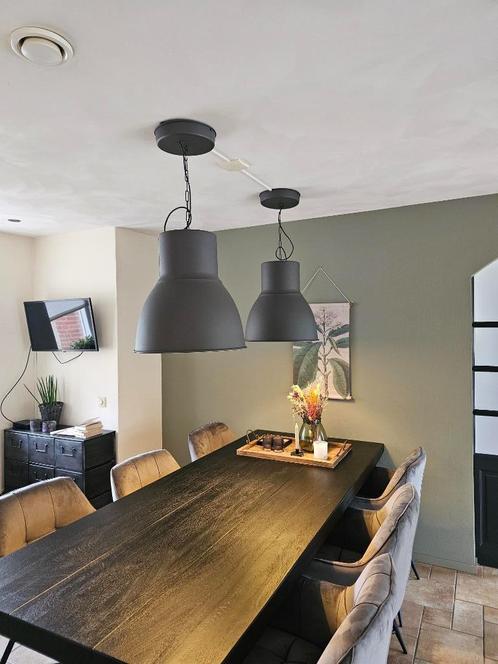 2 Stuks Ikea Hektar lampen voor Eettafel 50cm doorsnee, Huis en Inrichting, Lampen | Hanglampen, Zo goed als nieuw, 50 tot 75 cm