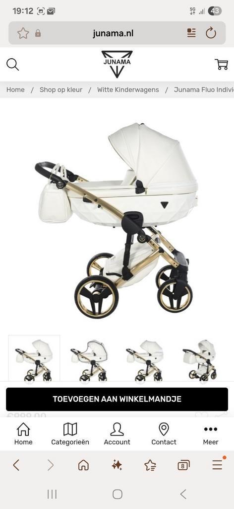 junama diamond compleet met maxi cosi, Kinderen en Baby's, Kinderwagens en Combinaties, Zo goed als nieuw, Ophalen