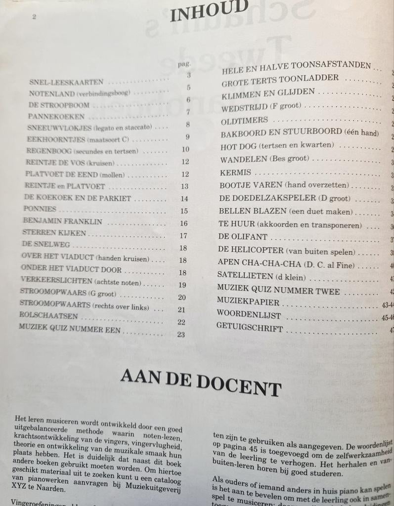 Schaum's Tweede Pianoboek - Klassieker!, Gebruikt, Les of Cursus, Ophalen of Verzenden, Piano