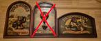 2x houten vintage wandbord , pubbord, Ophalen, Zo goed als nieuw