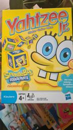 Yahtzee Jr. SpongeBob Editie, Hobby en Vrije tijd, Gezelschapsspellen | Bordspellen, Ophalen of Verzenden, Zo goed als nieuw, Een of twee spelers