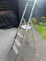 Huishoudtrap aluminium 3 treden, Doe-het-zelf en Verbouw, Ladders en Trappen, Ophalen, Gebruikt, Trap, Minder dan 2 meter