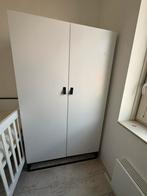 Cabino Dayley baby- / kinderkledingkast. wit met zwart staal, Ophalen, Kast, 50 tot 70 cm, 105 cm of meer