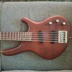 Cort, basgitaar 5 snaren, fender tas, weinig gebruikt,, Ophalen of Verzenden, Zo goed als nieuw