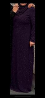 Pınar Şems Avondjurk Maat 46, Ophalen, Paars, Maat 46/48 (XL) of groter, Zo goed als nieuw