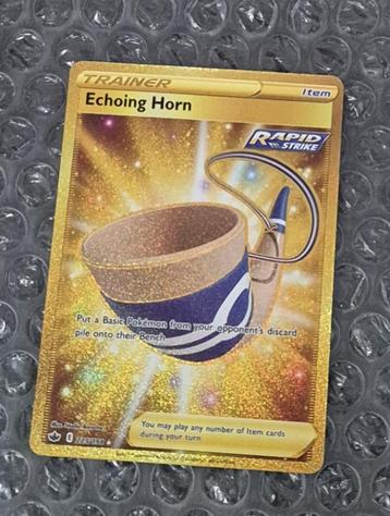Gold Echoing Horn 225/108 Chilling Reign Sword & Shield beschikbaar voor biedingen