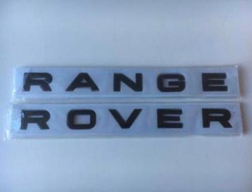 Range Rover embleem logo letters Mat Zwart + Mal