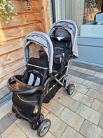 Dubbele buggy, Kinderen en Baby's, Kinderwagens en Combinaties, Ophalen, Zo goed als nieuw, Overige merken, Duowagen
