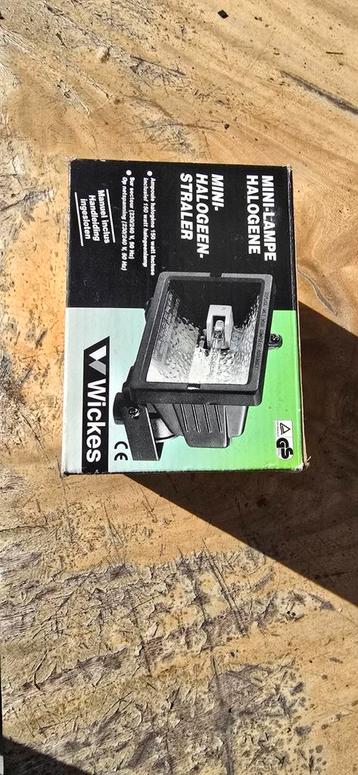 Mini Halogeen Bouwlamp beschikbaar voor biedingen