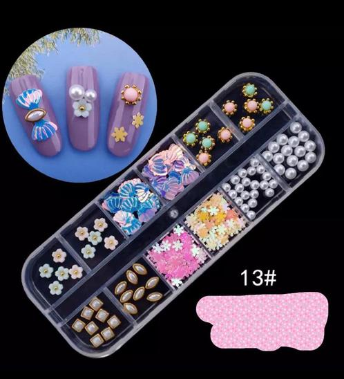 Verschillende Metaal Nailart doosjes voor Nail art/ Nagels., Sieraden, Tassen en Uiterlijk, Uiterlijk | Cosmetica en Make-up, Nieuw