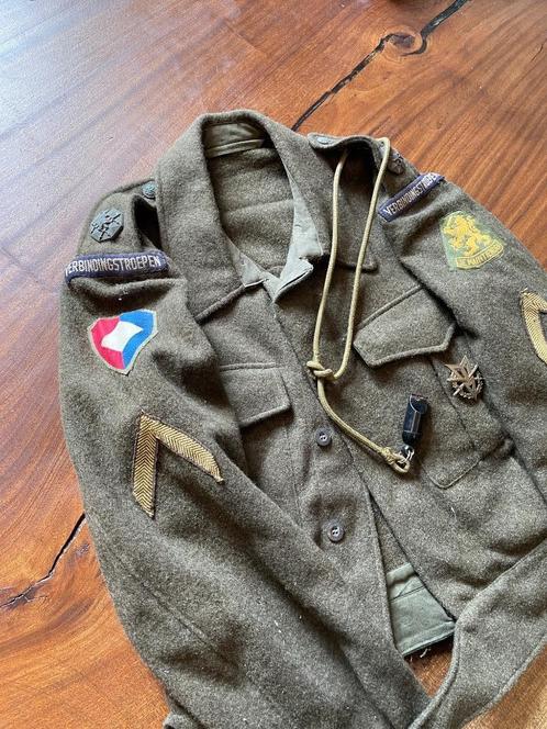 Nederlands Uniform jaren 50 (Mooi compleet), Verzamelen, Militaria | Algemeen, Landmacht, Kleding of Schoenen, Nederland, Ophalen