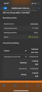 10x suzan en freek 24 mei 2026, Tickets en Kaartjes, Concerten | Pop, Drie personen of meer, Mei