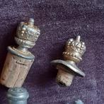 Vijf Antieke Stopjes voor Parfumflesjes, Verzenden, Gebruikt, Parfumfles