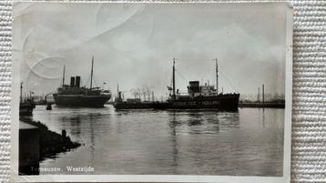 Terneuzen Westzijde ca. 1938 sleepboot ROODE ZEE   beschikbaar voor biedingen
