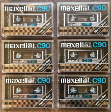 NOS Maxell UDXLI-C90 cassettebandjes JAPAN 77 UDXLIC90 UDXLI beschikbaar voor biedingen