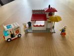 Lego 6350 pizzeria en bezorgauto retro, Complete set, Ophalen of Verzenden, Lego, Zo goed als nieuw