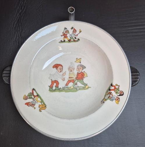 Oud warmhoud bordje, Antiek en Kunst, Antiek | Servies los, Ophalen of Verzenden