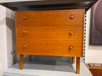 Vintage 3-ladenkastje met ronde knopjes, Huis en Inrichting, Kasten | Ladekasten, Ophalen, O, O, O