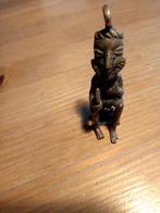 Prachtig Akan Ashanti bronzen goudgewichtje - man met baard, Antiek en Kunst, Ophalen