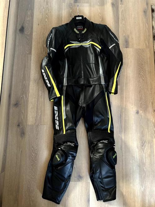IXS Camaro 2-delig leder motorpak zwart/geel, Motoren, Kleding | Motorkleding, Combipak, Heren, Nieuw met kaartje, Ophalen