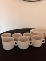 Kop en schoteltjes ( Driehoek potterie), Ophalen, Zo goed als nieuw, Overige stijlen, Kop(pen) en/of Schotel(s)