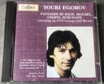 YOURI EGOROV - FANTASIES - PIANO - CD, Ophalen of Verzenden, Zo goed als nieuw, Kamermuziek