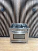 Nette staat Rvs Ariston Fornuis 90 cm (Gratis bezorgen), 5258sh, Ophalen of Verzenden, Zo goed als nieuw, Gas