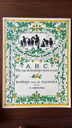 Vintage kinderboek ABC gedichtjes rijmpjes, Ophalen of Verzenden, Zo goed als nieuw
