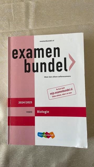 Examenbundels: Biologie, Natuurkunde, WisB en Scheikunde beschikbaar voor biedingen