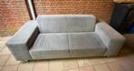 Tweezitter Goossens grijs, Huis en Inrichting, Banken | Sofa's en Chaises Longues, Ophalen, Gebruikt, Tweepersoons, 75 tot 100 cm