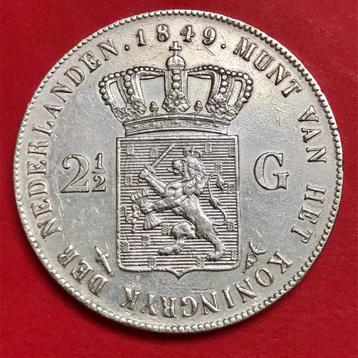 Rijksdaalder 1849. Pr. beschikbaar voor biedingen