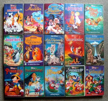 Disney 15 VHS kinderbanden MOOIE STAAT beschikbaar voor biedingen