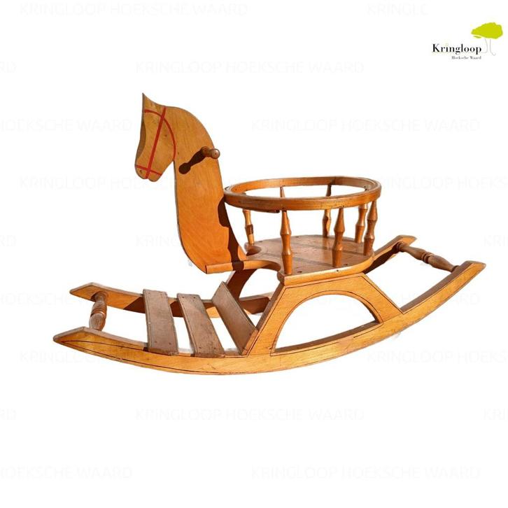 Houten Schommelpaard Vintage, Antiek en Kunst, Antiek | Speelgoed, Ophalen of Verzenden