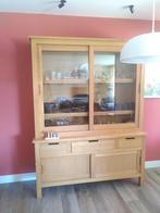 Prachtige massief houten buffetkast, Ophalen, Strak modern, Gebruikt, 200 cm of meer