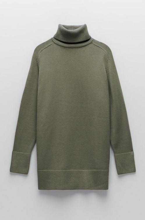 ZARA lange coltrui mt. S/M, Kleding | Dames, Truien en Vesten, Nieuw, Maat 36 (S), Groen, Verzenden