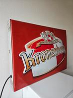 Kronenbourg Lichtbak - 75x55cm - dubbelzijdig, Antiek en Kunst, Ophalen of Verzenden