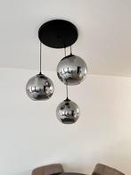 Erik Kuster Lamp - Zwart Rookglas - 3 Bollen, Huis en Inrichting, Lampen | Hanglampen, Ophalen of Verzenden, Zo goed als nieuw