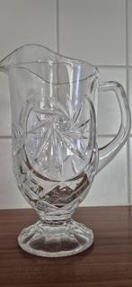 Glazen karaf met een pinwheel (molenwiek) motief inhoud 1,5L, Ophalen, Porselein