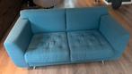 Blauwe 2-zits bank van H&H, Ophalen, 150 tot 200 cm, Tweepersoons, 75 tot 100 cm