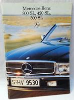 Mercedes Benz brochure, 300 SL, 420 SL, 500 SL., Boeken, Ophalen of Verzenden, Zo goed als nieuw, Mercedes