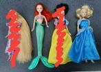 Barbie prinsessen: Ariel en Assepoester, Kinderen en Baby's, Speelgoed | Poppen, Ophalen of Verzenden, Zo goed als nieuw, Barbie