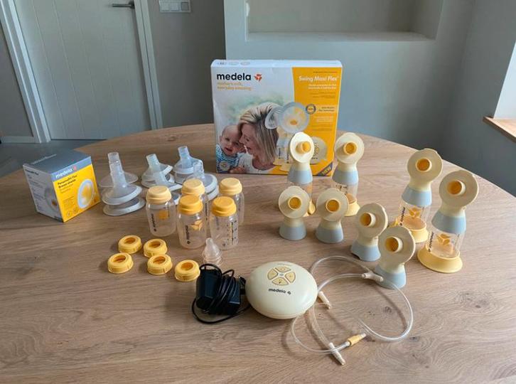 Medela swing maxi flex super uitgebreid, Kinderen en Baby's, Babyvoeding en Toebehoren, Zo goed als nieuw, Borstkolf, Ophalen of Verzenden