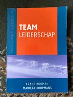 Team Leiderschap - Frans Bouman, Koopmans, Ophalen of Verzenden, Zo goed als nieuw, Management