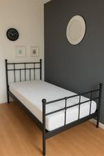Ijzeren bed evt met nieuw schuimmatras, Huis en Inrichting, Slaapkamer | Bedden, Ophalen, Gebruikt, 90 cm, Eenpersoons