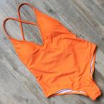Oranje push-up badpak (sexy monokini push up maat S M L), Nieuw, Oranje, Badpak, Verzenden