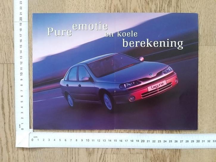 Renault Laguna, introduktie folder 1999, Boeken, Auto's | Folders en Tijdschriften, Gelezen, Renault, Ophalen of Verzenden