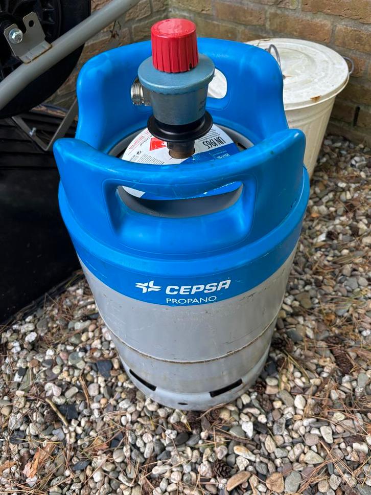 Spaanse Propaangasfles - CEPSA, Tuin en Terras, Gasbarbecues, Gebruikt, Ophalen