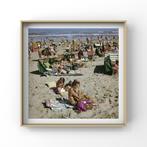 Fine art print | Zandvoort 1962 | strand vintage vibe, Ophalen of Verzenden, Nieuw