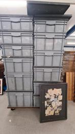 Verzendkratten met Deksel - 60x80 cm, Doe-het-zelf en Verbouw, Kratten en Dozen, Ophalen, Gebruikt, 40 tot 60 cm, Bak of Kist